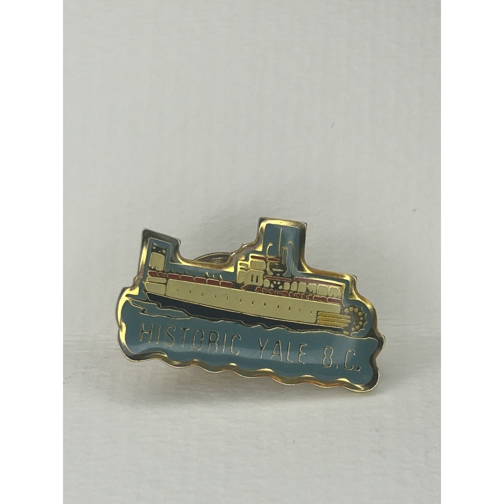 Vintage HISTORIC YALE Lapel Pin (British Columbia, BC, Canada)